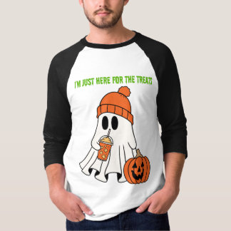 T-shirt Chemise à manches Halloween Ghost 3/4