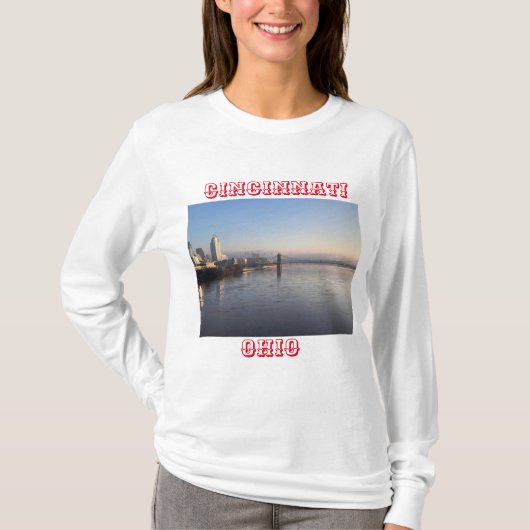 T-shirt Chemise à manches longues Cincinnati Ohio (Devant)