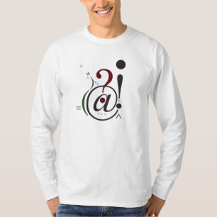 T-shirt Chemise à manches longues de ponctuation masculine