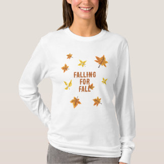 T-shirt Chemise à manches longues Falling For Fall