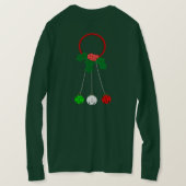 T-shirt Chemise à manches longues Holly et Jingle Bells (Design dos)