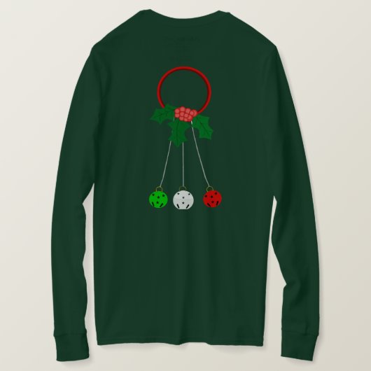T-shirt Chemise à manches longues Holly et Jingle Bells (Design dos)