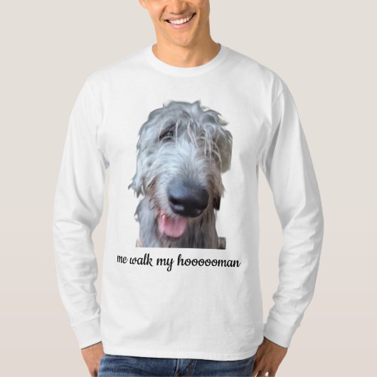 T-shirt Chemise à manches longues Irish Wolfhound – C'est (Devant)
