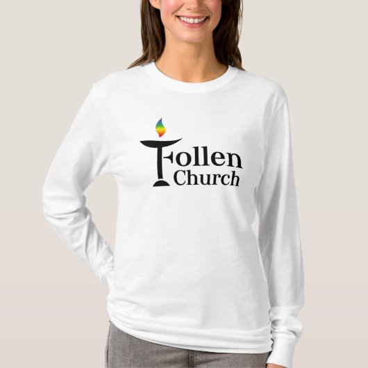 T-shirt Chemise à manches longues pour femmes de l'église (Devant)
