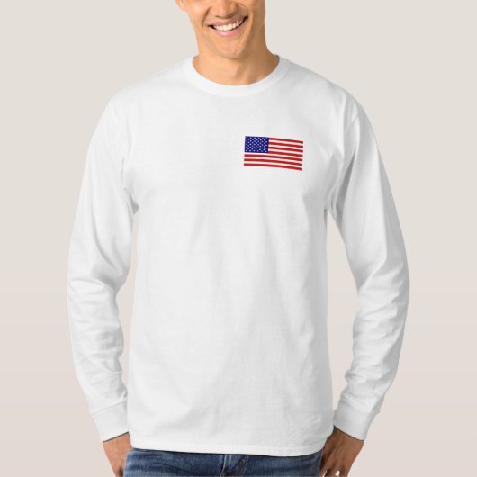T-shirt Chemise à manches longues pour hommes du drapeau a (Devant)