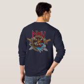 T-shirt Chemise à manches longues pour hommes Pimu (Dos entier)