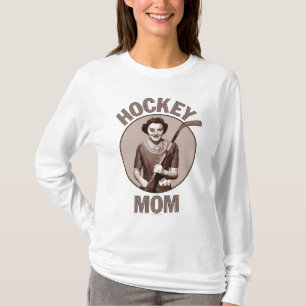 T-shirt Chemise à manches longues pour la maman de hockey