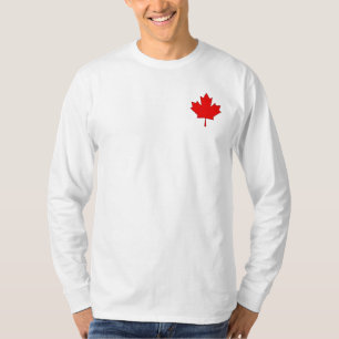 T-shirt Chemise à manches longues pour les hommes de feui