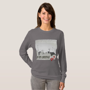 T-shirt Chemise à manches longues pour mode urbaine