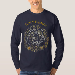 T-shirt Chemise à manches longues Sainte Famille – Motif e