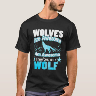 T-shirt Chemise À Manches Longues Wolf - Les Loups Sont Gé