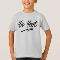 Chemise à manches Ya Yeet Script