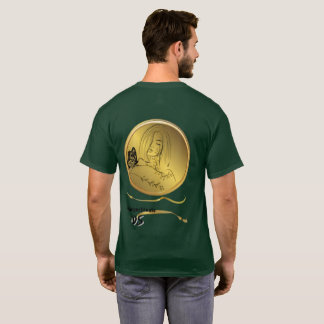 T-shirt Chemise à motif Golden Girl - Portrait de femme vi