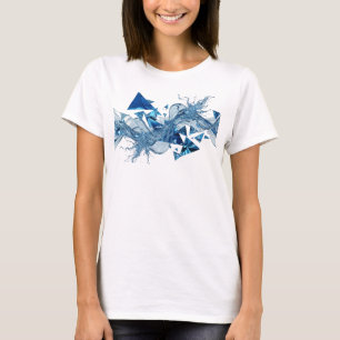 T-shirt Chemise à motif WATER FLOW Witty Blue