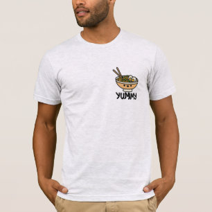 T-shirt Chemise À nouilles Yummy Pour Foie