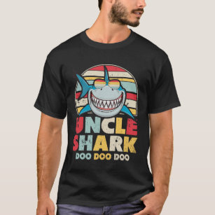 T-shirt Chemise à requin oncle, Cadeau pour oncles 