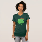T-shirt Chemise à thème de chèvre de la Saint-Patrick de B (Devant entier)
