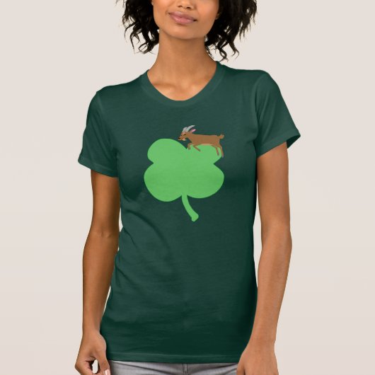 T-shirt Chemise à thème de chèvre de la Saint-Patrick de B (Devant)