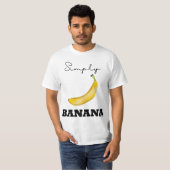 T-shirt Chemise à thème simple banane (Devant entier)