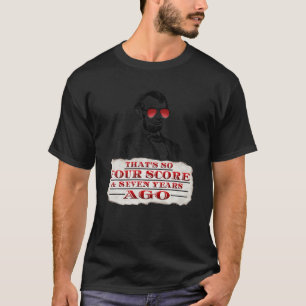 T-shirt Chemise Abraham Lincoln qui a tellement quatre poi