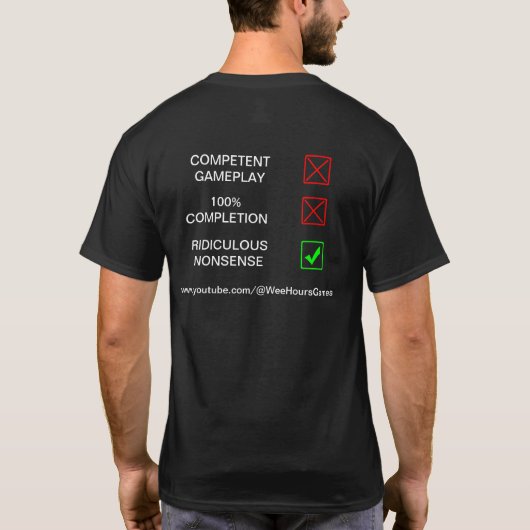 T-shirt Chemise absurde ridicule (Dos)