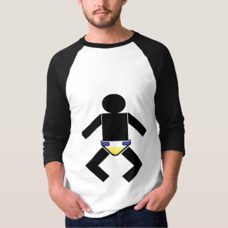 T-shirt Chemise adulte de bébé d'équipe de bébé d'ab