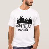 T-shirt Chemise Adventure Awaits (Devant)