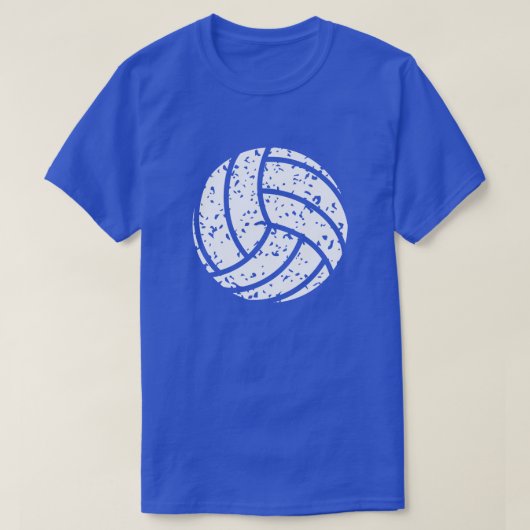 T-shirt Chemise affligée de volleyball (Design devant)