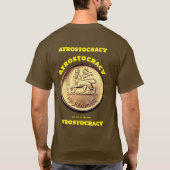 T-SHIRT CHEMISE AFROSTOCRATIE. (Dos)