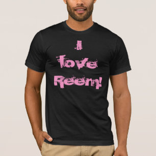 T-shirt Chemise aime Reem de dames "je"