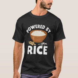 T-shirt Chemise alimentée par le riz Drôle amateur de nour
