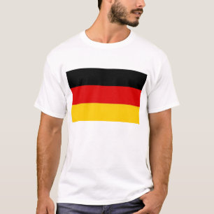 T-shirt Chemise allemande Deutschland Fahne