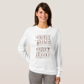 T-shirt Chemise Alphabet (Devant entier)