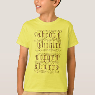 T-shirt Chemise Alphabet
