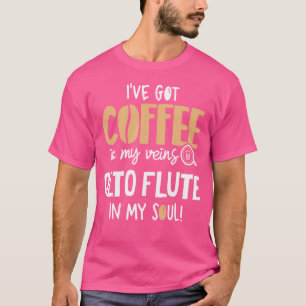 T-shirt Chemise Alto Flute Pour Les Amateurs De Café Cadea
