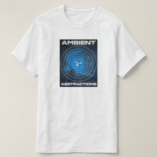 T-shirt Chemise ambiante de galaxie d'abstractions (Design devant)
