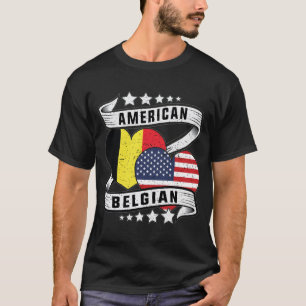 T-shirt Chemise américaine et belge