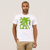 T-shirt Chemise Amoeba Verte ! (Devant entier)