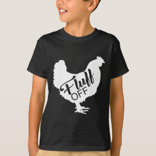 T-shirt Chemise Amoureux de Poulet Drôle Fluff Off Chic