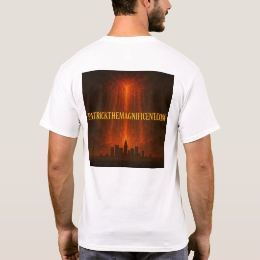 T-shirt Chemise ANGELDUCK avec PATRICKTHEMAGNIFICENT.COM (Dos)