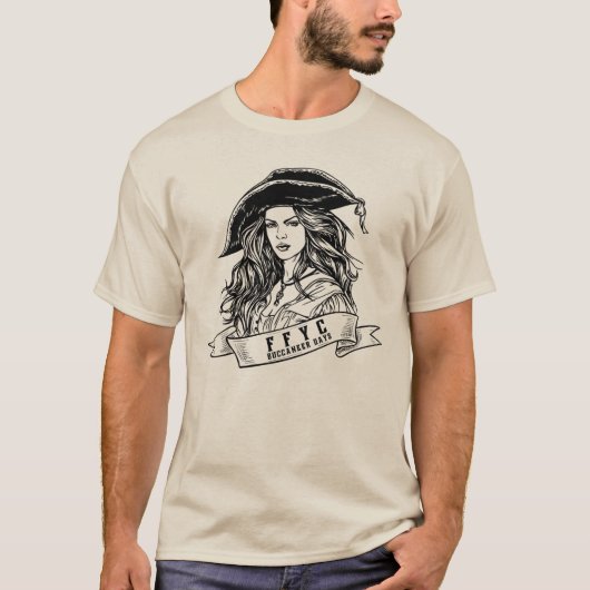 T-shirt Chemise Anne Bonny (Devant)