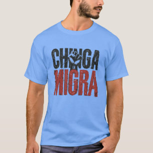 T-shirt Chemise anti-ICE Chinga La Migra -Résistance Vinta