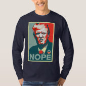 T-shirt Chemise anti-Trump "non" (Devant)