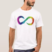 T-shirt Chemise arc-en-ciel Neurodiversity (Devant)