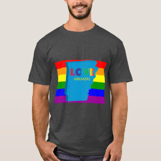 T-shirt Chemise Arkansas Gay Pride Arkansas LGBT Arc-en-ci