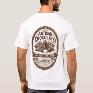 T-shirt Chemise Artisan Chocolates Vintage Cocoa