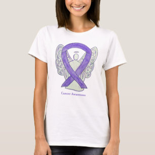 T-shirt Chemise artistique d'ange avec ruban de sensibilis