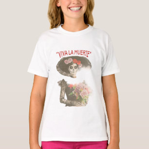 T-shirt Chemise artistique Halloween pour enfants Viva la