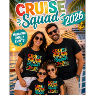 T-shirt Chemise assortie pour vacances en famille Cruise S