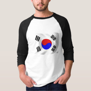 T-shirt Chemise au drapeau de la Corée du Sud